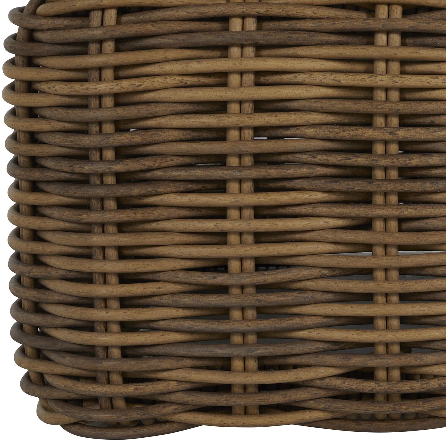 Summer Classics 339282+C774F664N Montecito Woven Left Arm Facing Loveseat - Wicker Detail thumbnail