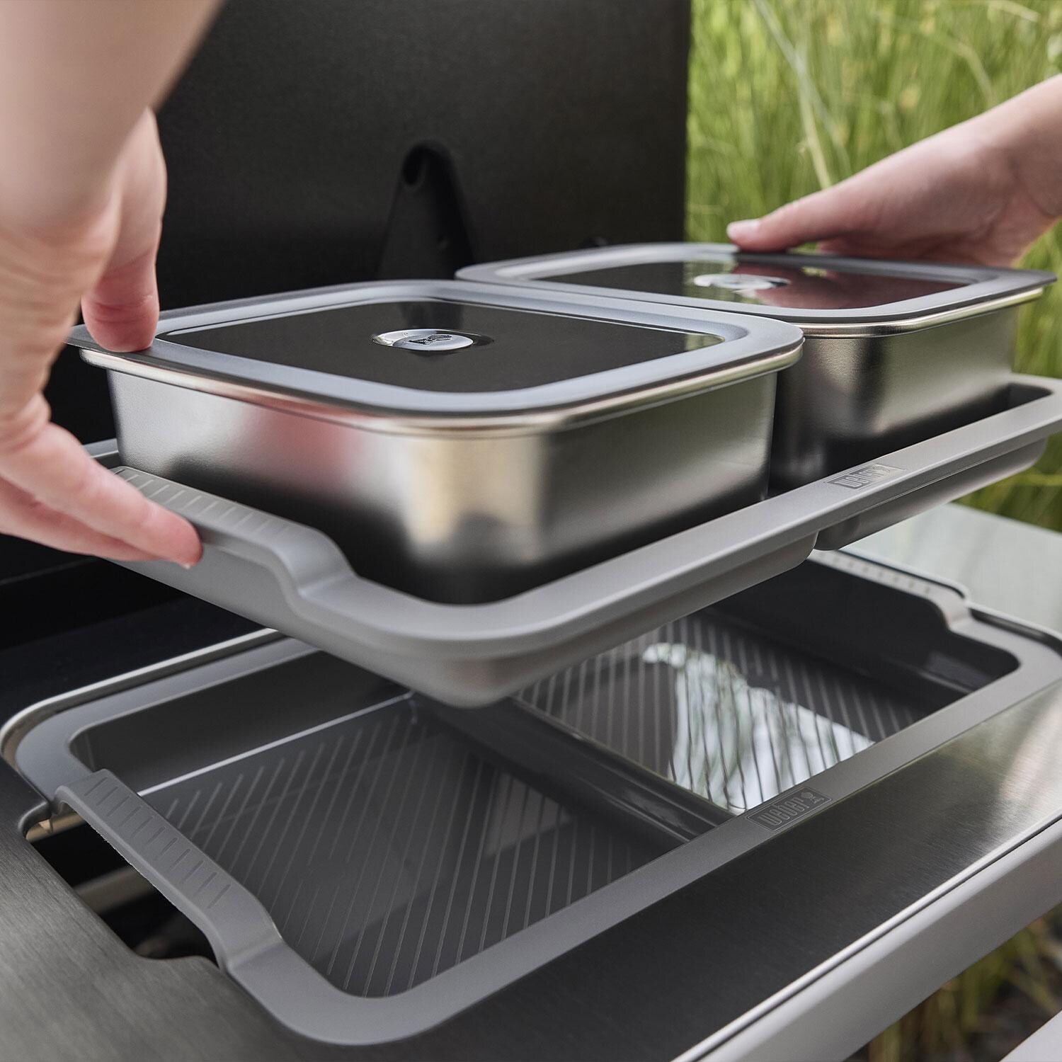 Weber 3400220 Works Prep & Serving Kit - Drop In - Lifestyle thumbnail