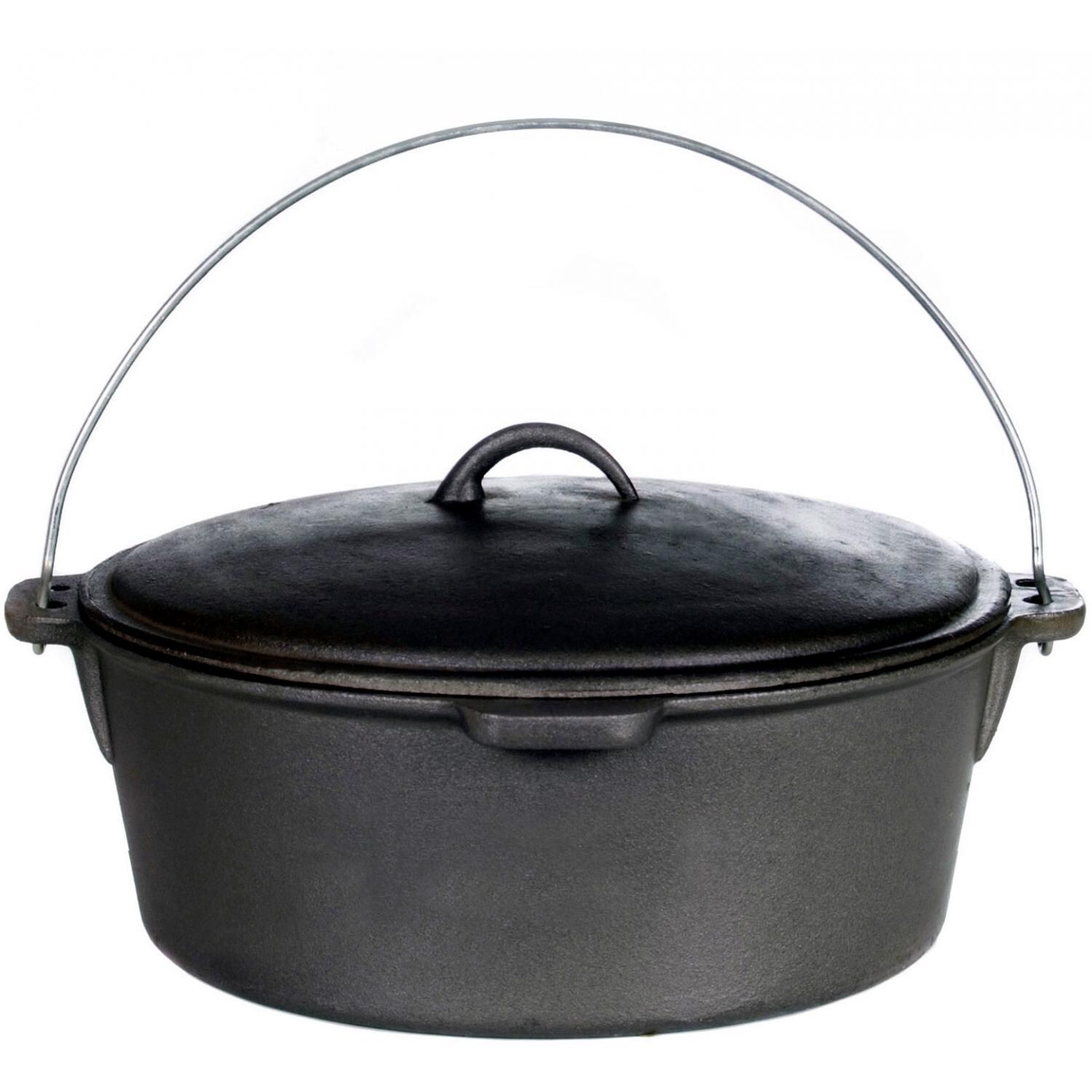 Cajun Cookware 20-Quart Seasoned Cast Iron Dutch Oven - GL10491S thumbnail