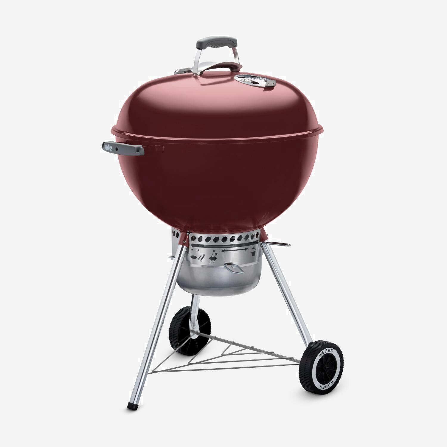 Weber 14403001 Original Kettle Premium 22-Inch Charcoal Grill - Crimson thumbnail