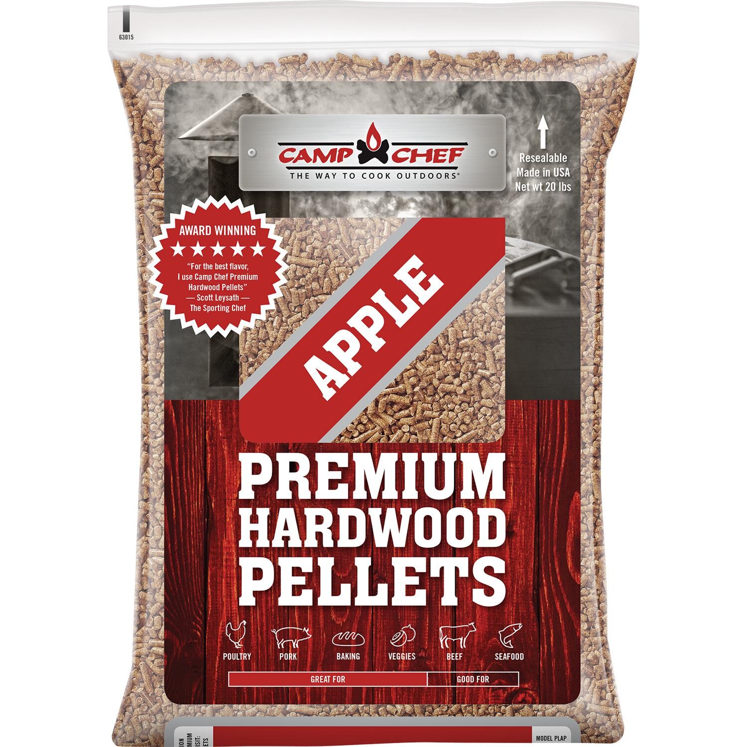 Camp Chef PLAP 20 Lb. Premium Hardwood Pellets - Apple thumbnail