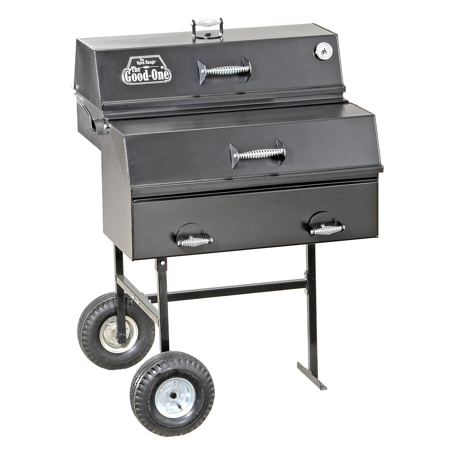 The Good-One 06300AOH Open Range Gen III 36-Inch Freestanding Charcoal Smoker thumbnail
