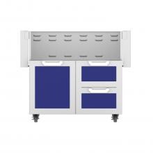 Hestan Double Drawer And Door Tower Cart For 36-Inch Gas Grill - Prince - GCR36-BU image