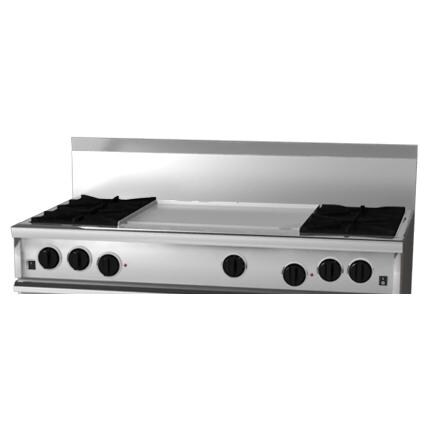 Bluestar Rangetop Style Cooktop Natural Gas With Griddle 48 Bluestar Rgtnb Series 48 Inch Natural Gas Rangetop With 24 Griddle