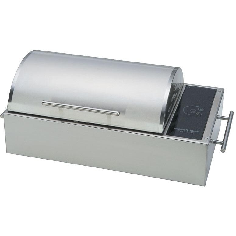 Kenyon All Seasons Floridian Portable Electric Grill - Closed - Angled View thumbnail