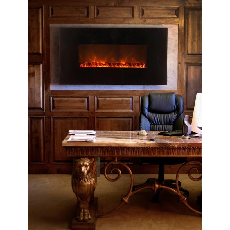 Modern Flames AL AL-58-BG 58-Inch Linear Wall Mount Electric Fireplace thumbnail