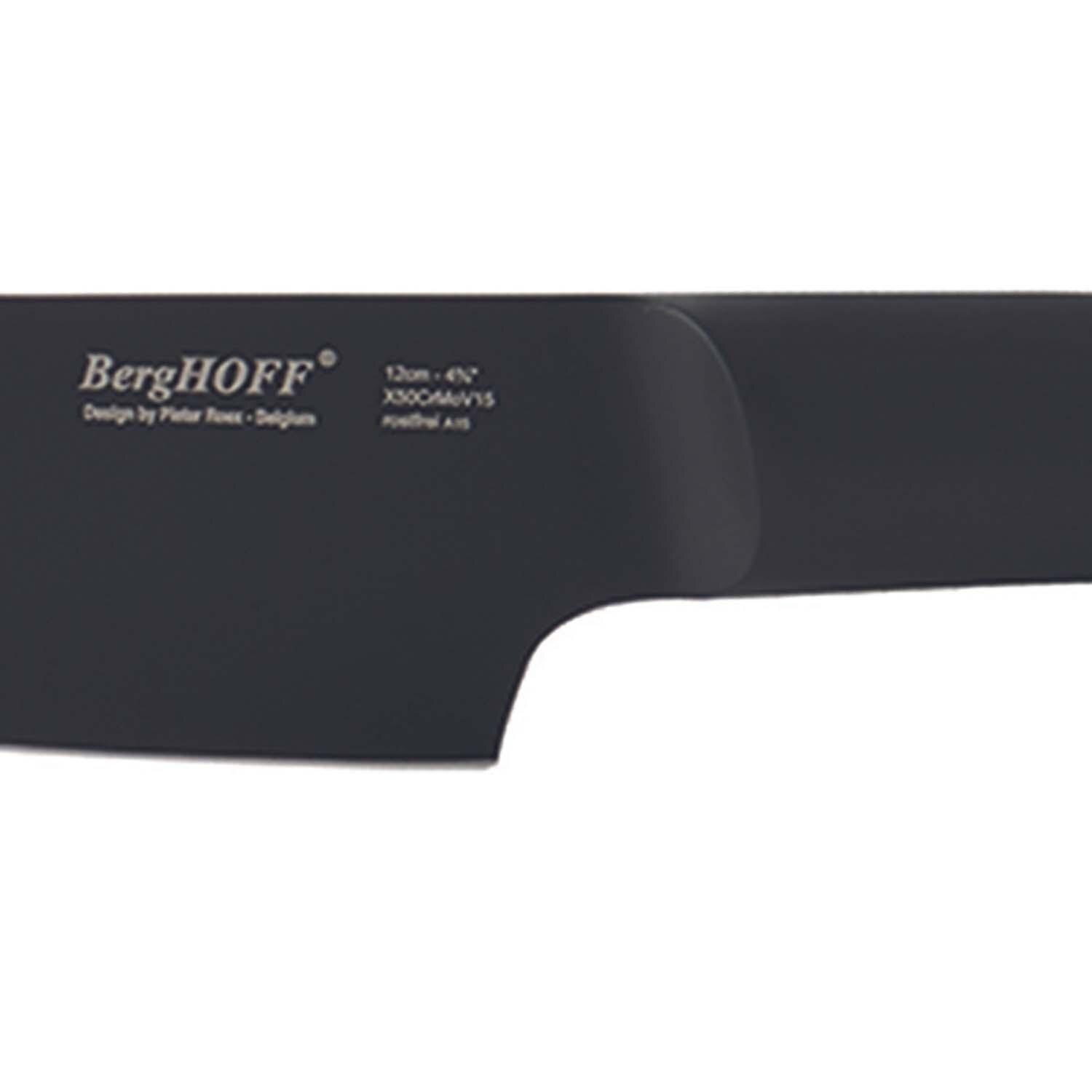 BergHOFF Ron 2 Pc Vegetable & Paring Knife Set - Black - Handle - Detail thumbnail