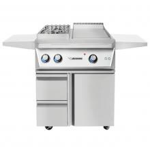 Twin Eagles 30-Inch Natural Gas Dine & Breakfast Club On Deluxe Cart image