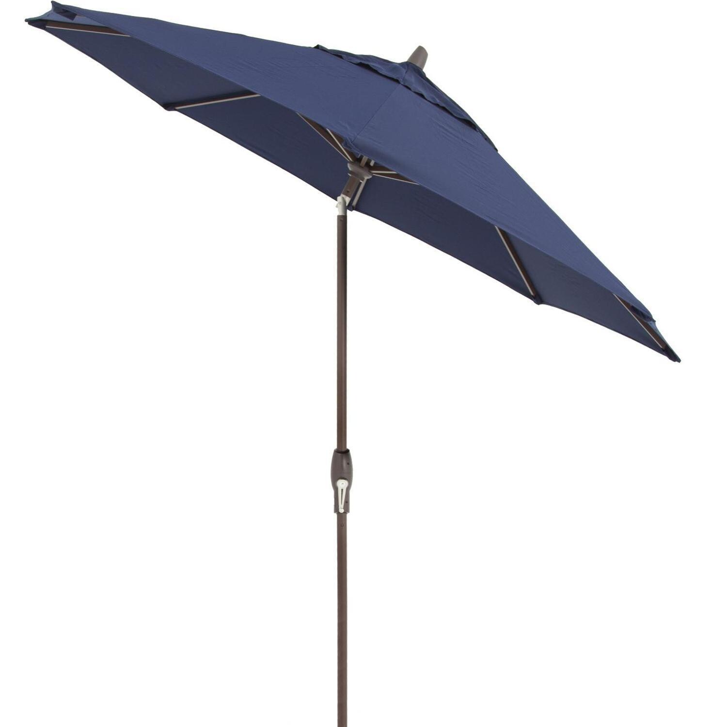9 Ft Octagonal Aluminum Auto Tilt Patio Umbrella W Crank Lift By