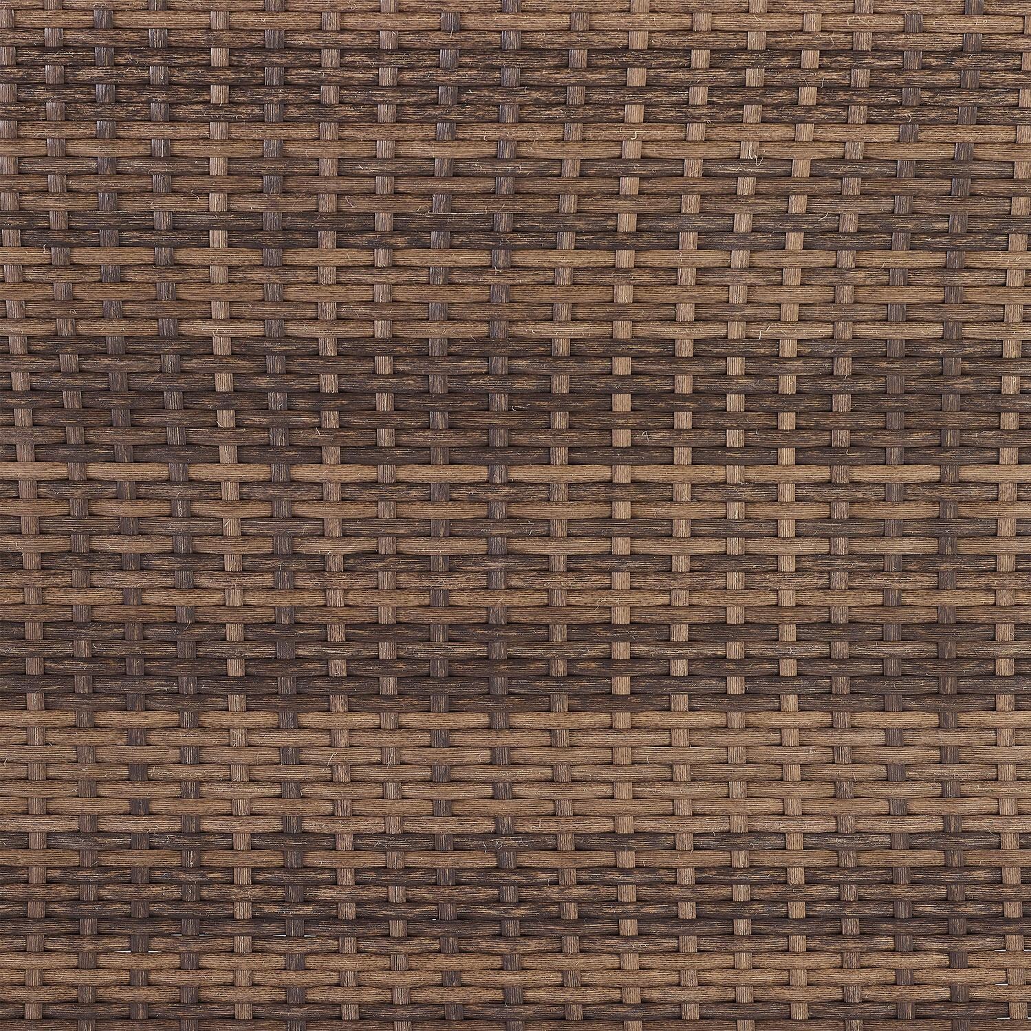 Ultimate Patio UP-92431BR-CR 7Pc Wicker Outdoor Sofa Patio Furniture Set in Creme - Wicker Swatch - Detail thumbnail