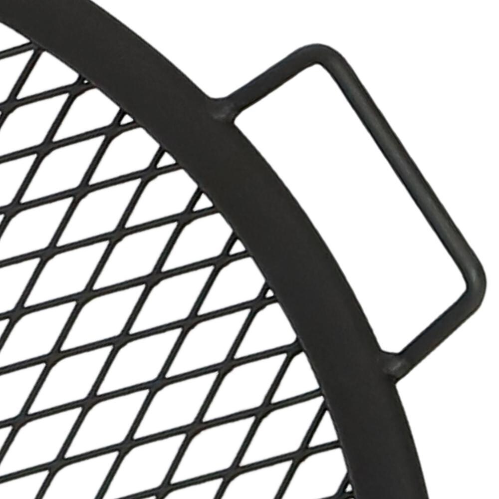 Ultimate Patio 22-Inch X-Marks Fire Pit Grill Grate - Handle thumbnail