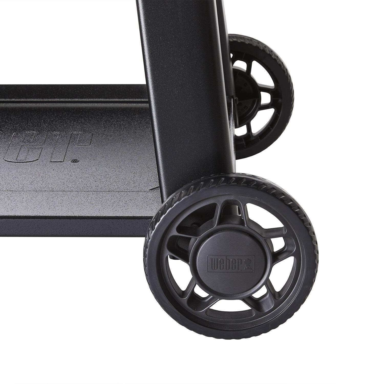 Weber 1500121 Searwood XL 600 Pellet Grill - Wheels - White Background thumbnail