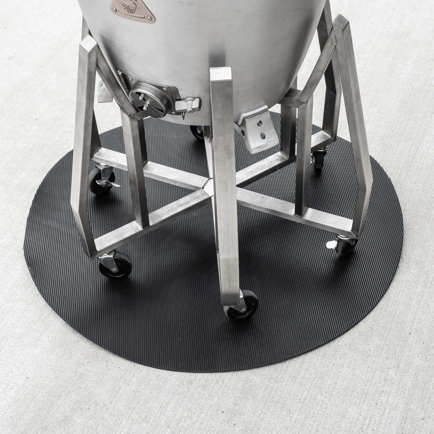 BBQGuys Signature 36-Inch Round Rubber BBQ Grill Mat