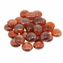 Peterson Real Fyre Deep Amber Glass Gems - 10 Lbs image