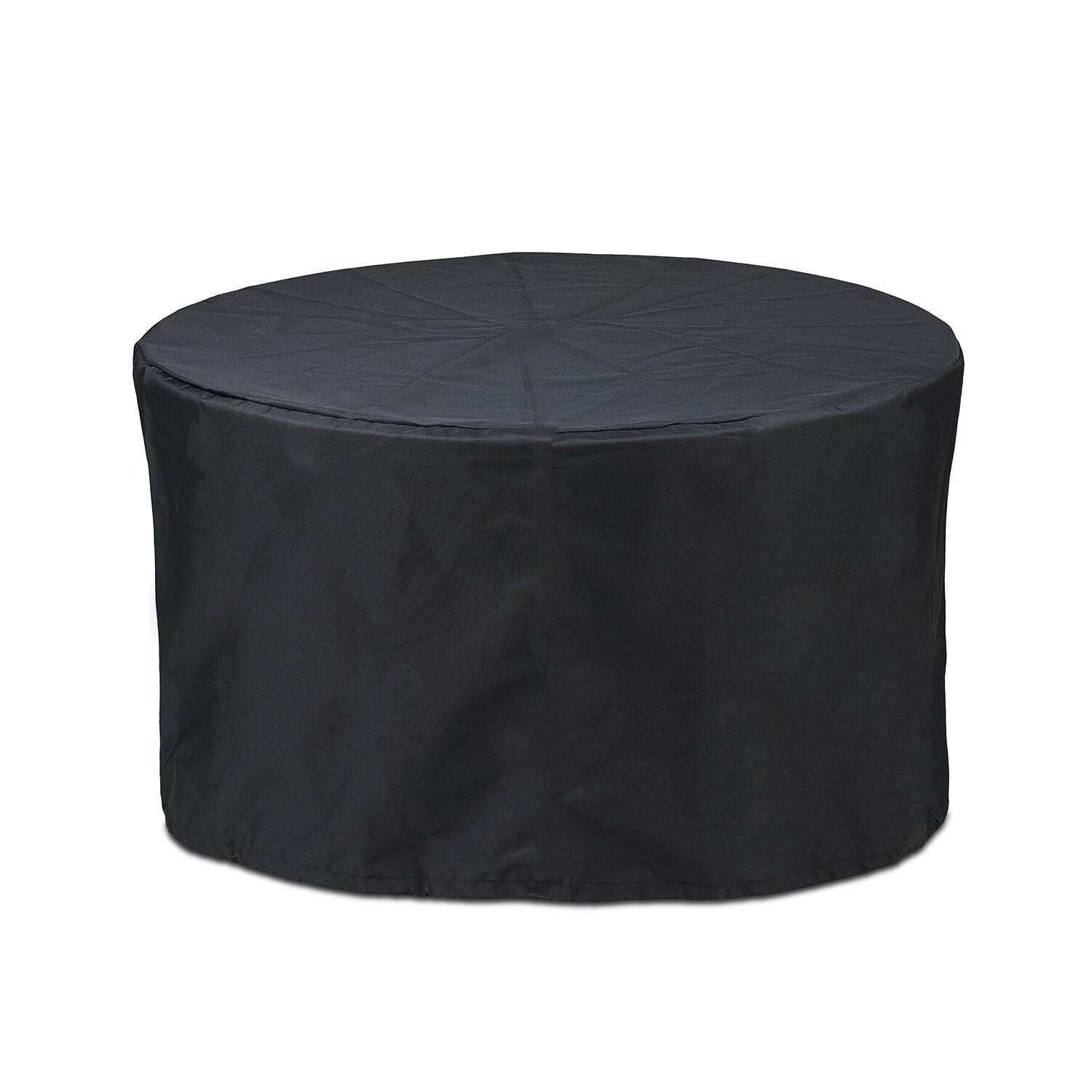 Westlook 44-in Round Metal Propane Fire Table in Black by Lakeview Outdoor Designs - Cover - White Background thumbnail