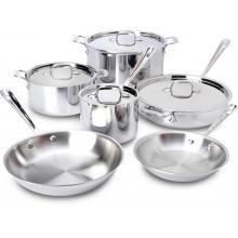 All-Clad Stainless 10-Piece Cookware Set image