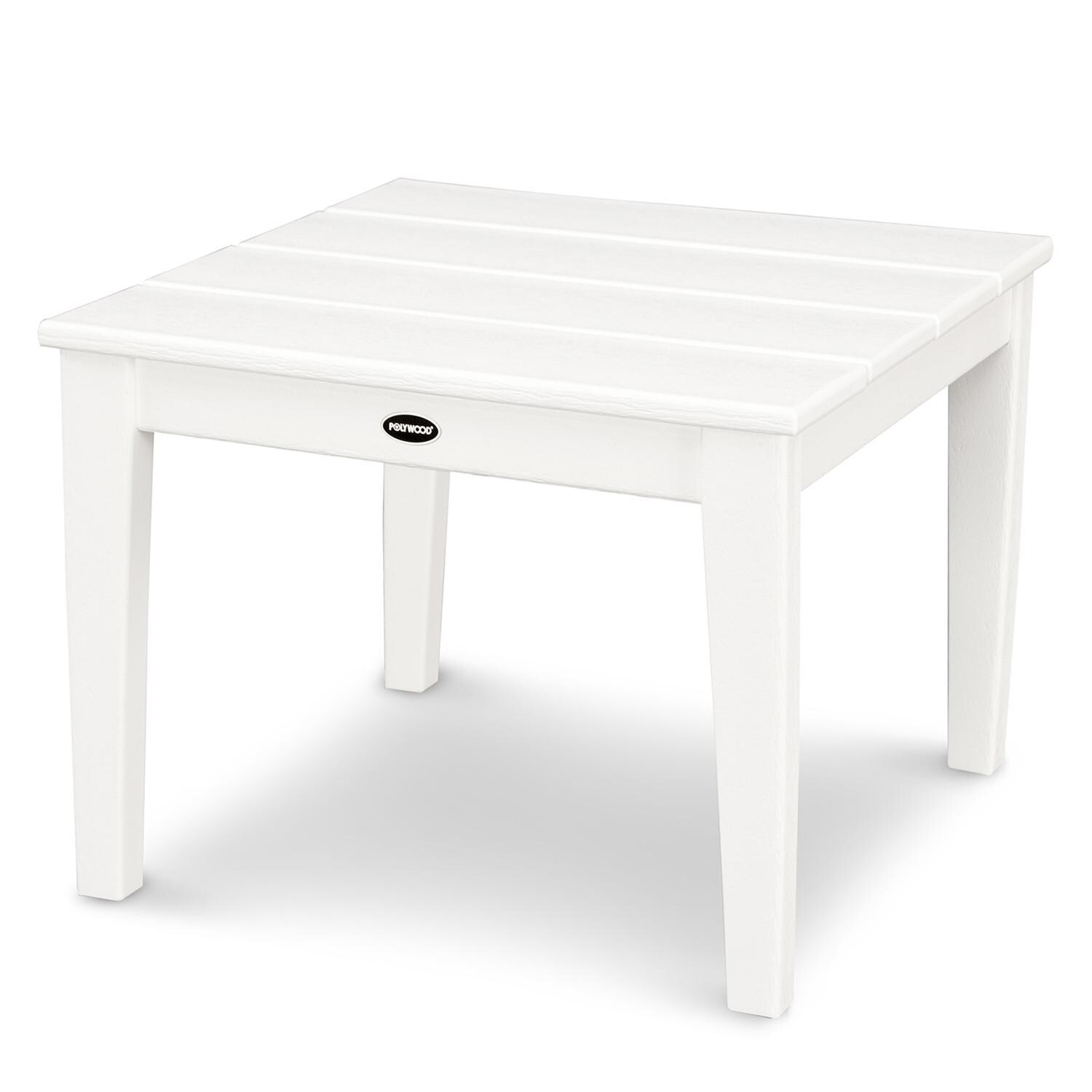 POLYWOOD Newport 22-Inch End Table - White - CT22WH image