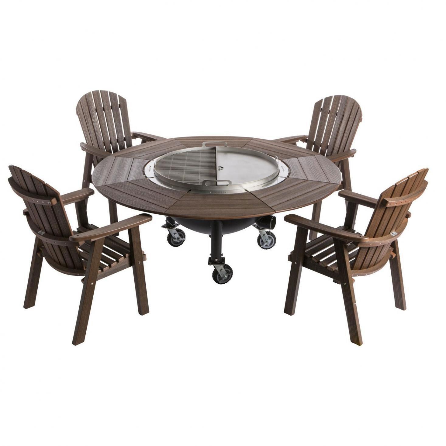 Gather Grills P2000-Standard-Black Pioneer 35-Inch Wood Fired Grill W/ Standard Package - W/ Grill and Griddle thumbnail