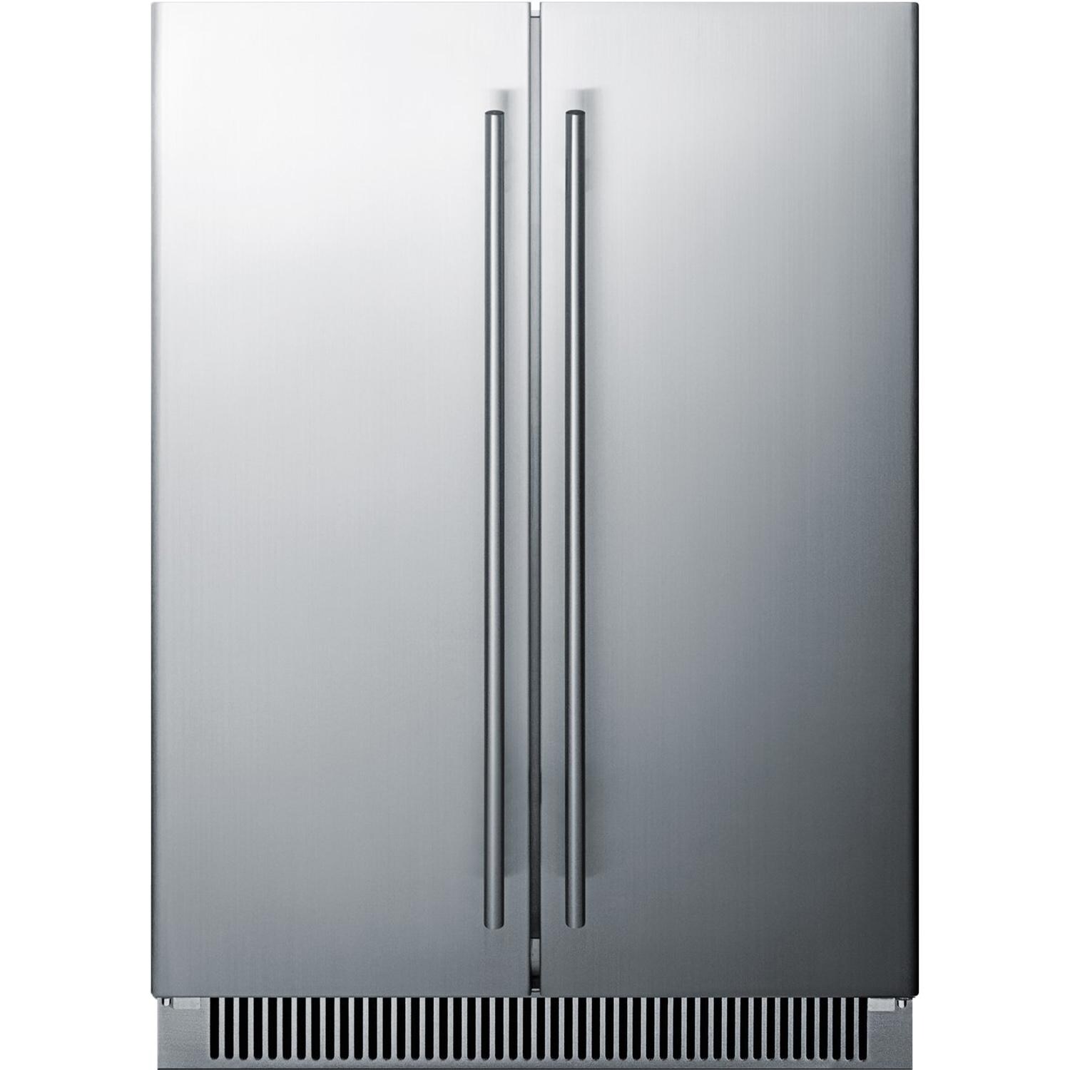 Summit Classic 24-Inch 21 Bottle Dual Zone Wine Cellar / Cooler - Stainless Steel - CL66FDOS thumbnail