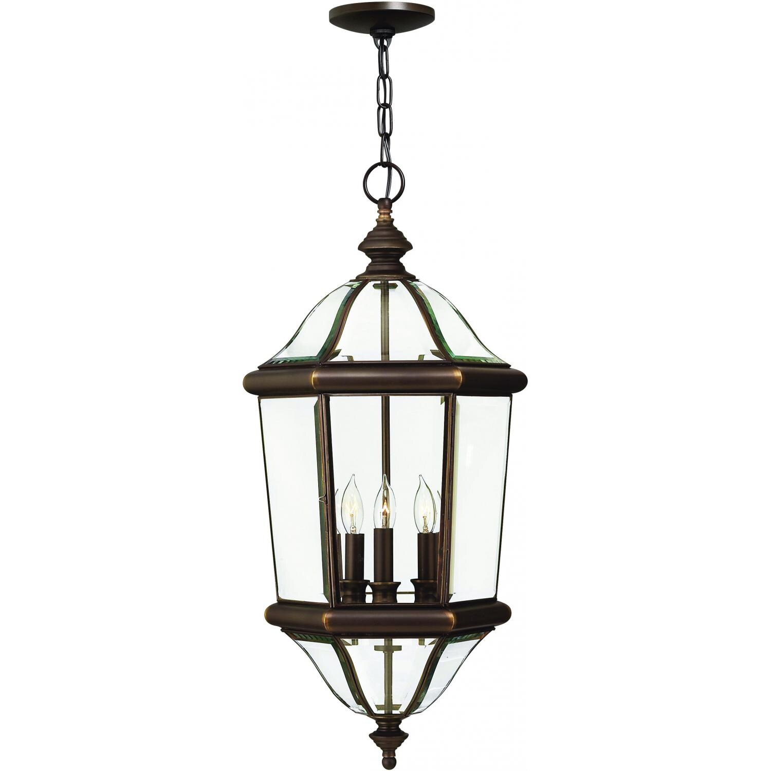 Hinkley Lighting Augusta 2452CB 40W Three Light Outdoor Ceiling Light - Copper Bronze thumbnail