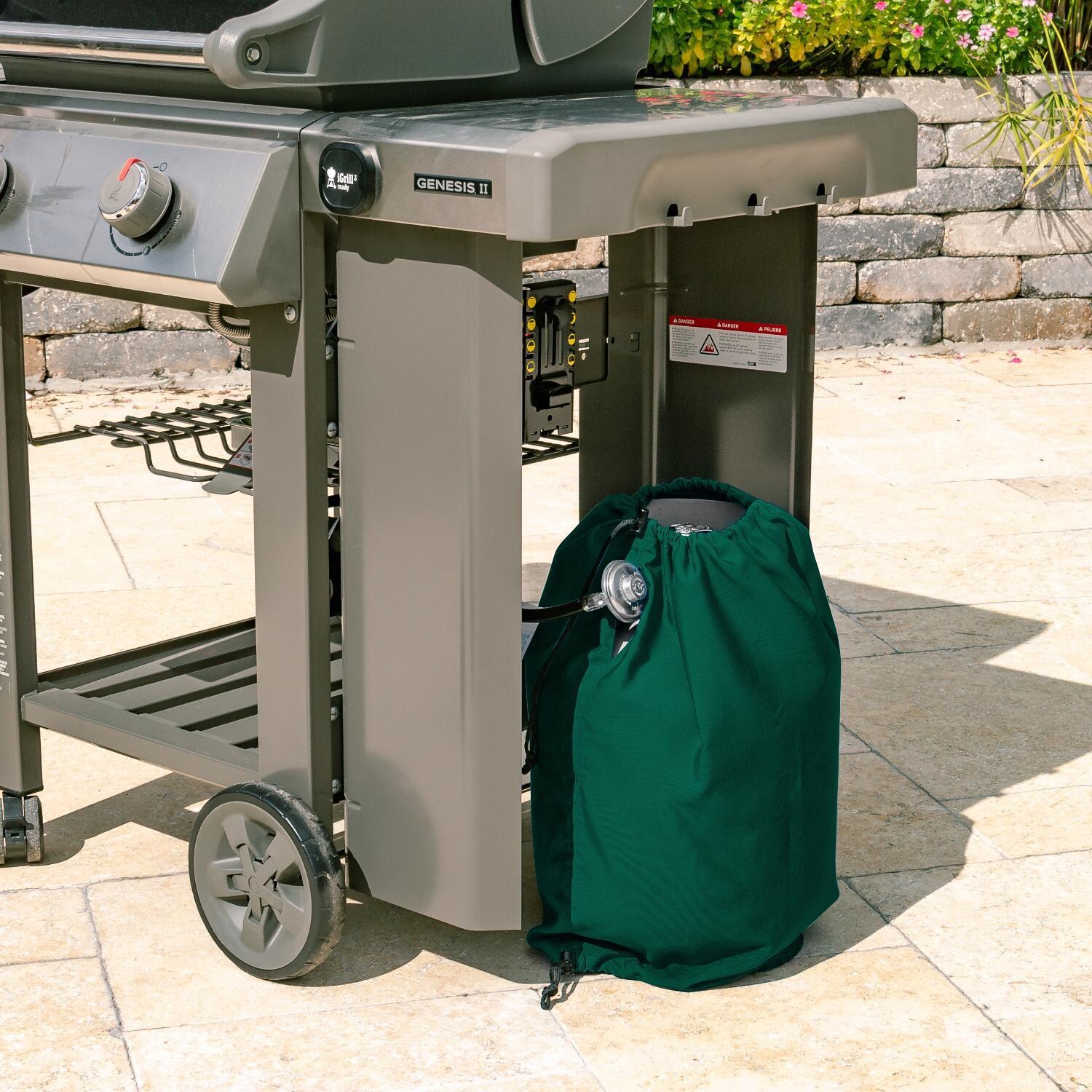 Signature Series Propane Tank Cover by BBQGuys - Lifestyle thumbnail