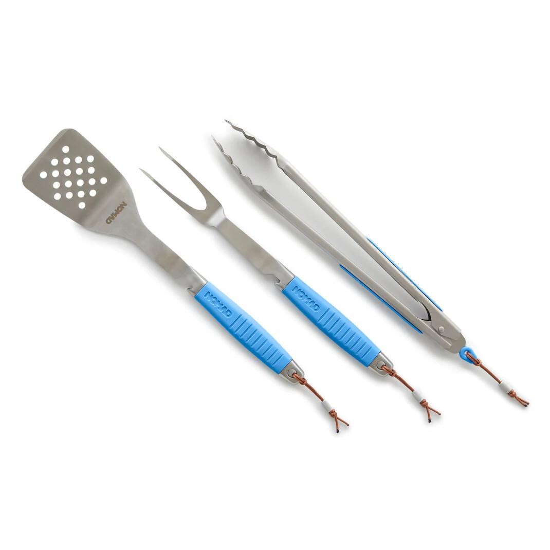 NOMAD Grills NG-BBQTS-BLU BBQ Tool Set - Overhead View thumbnail