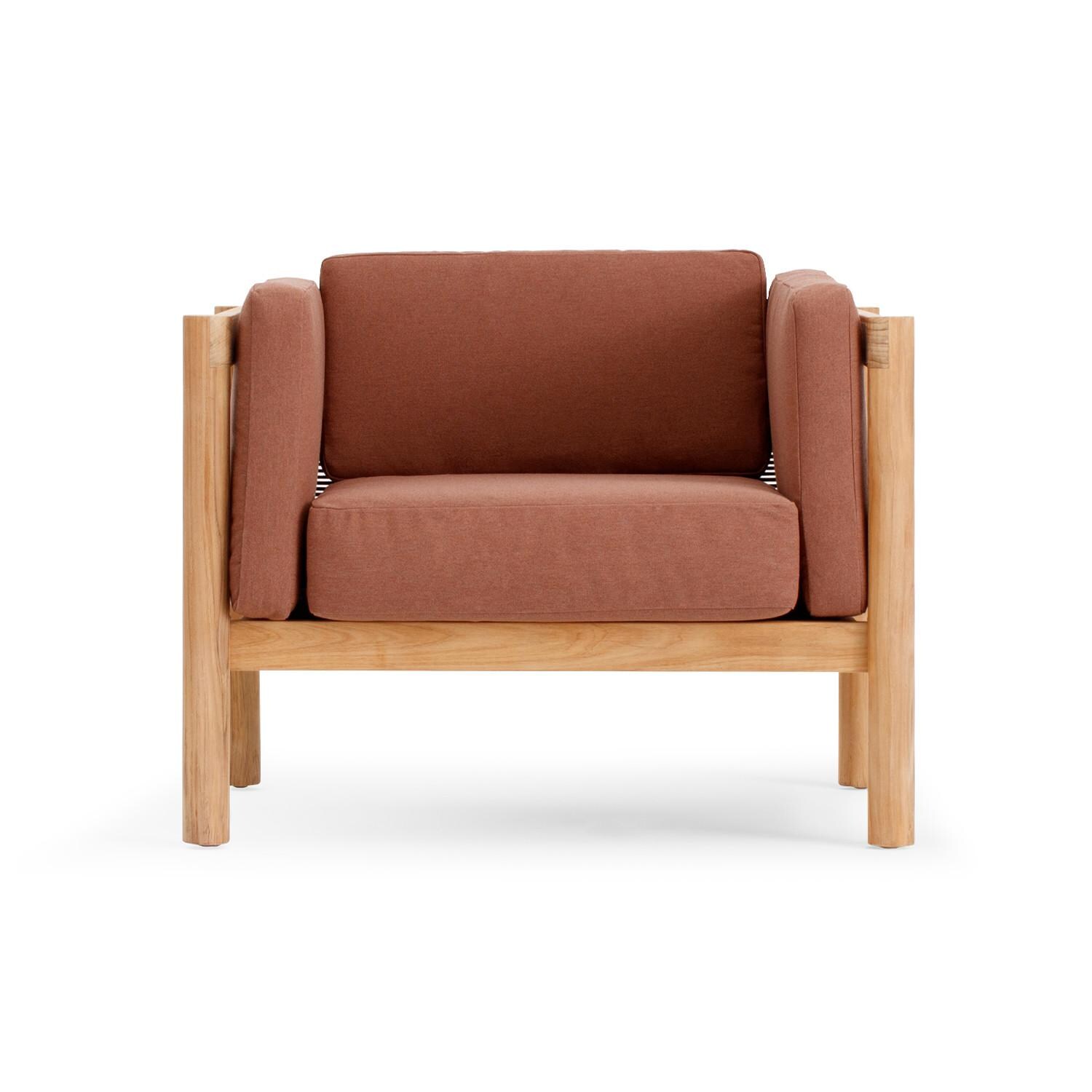 Neighbor CHAIR1 - RU Chair W/ Sunbrella Cushion Arms - Front View thumbnail