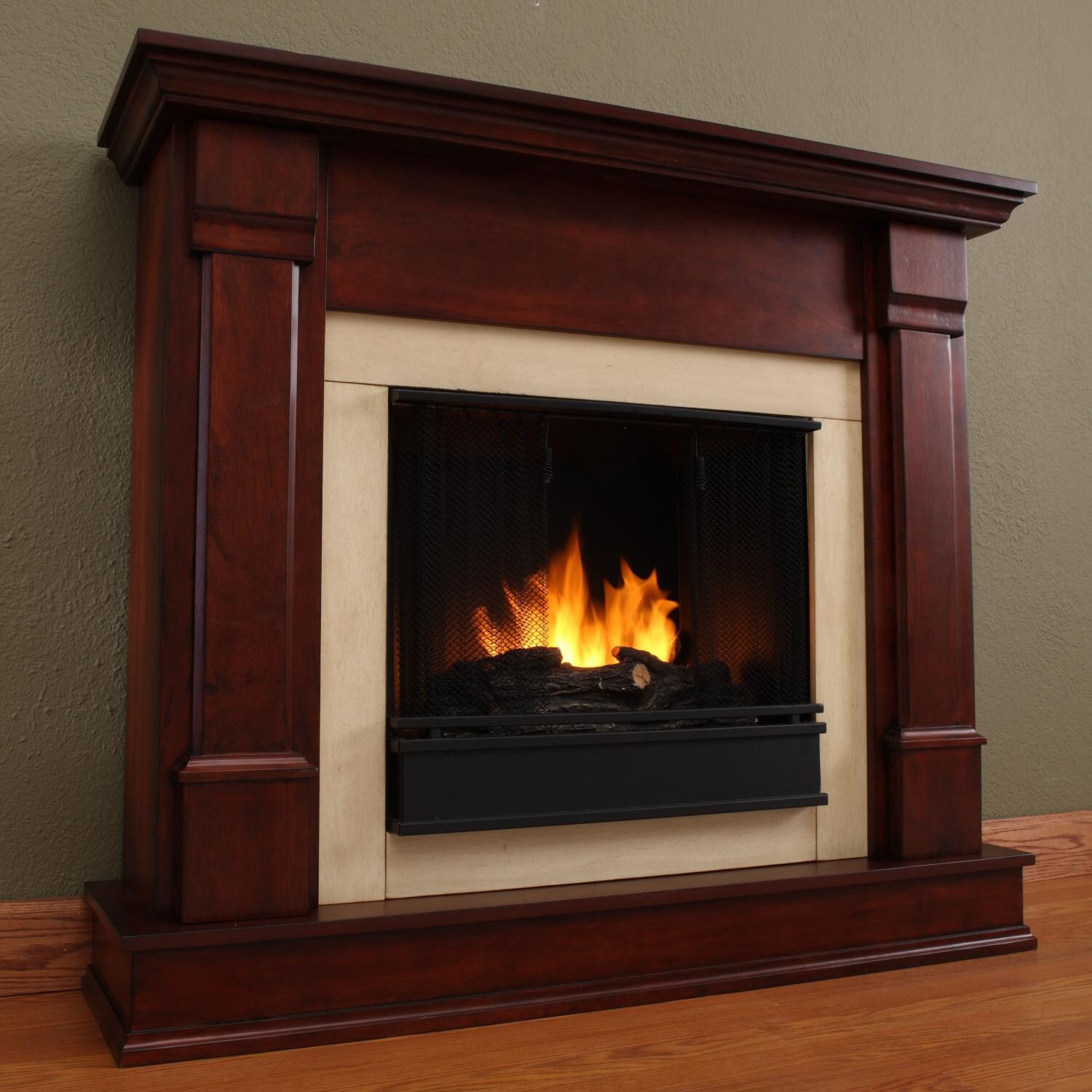 Real Flame Silverton 48-Inch Gel Fireplace - Shown Installed in Room thumbnail