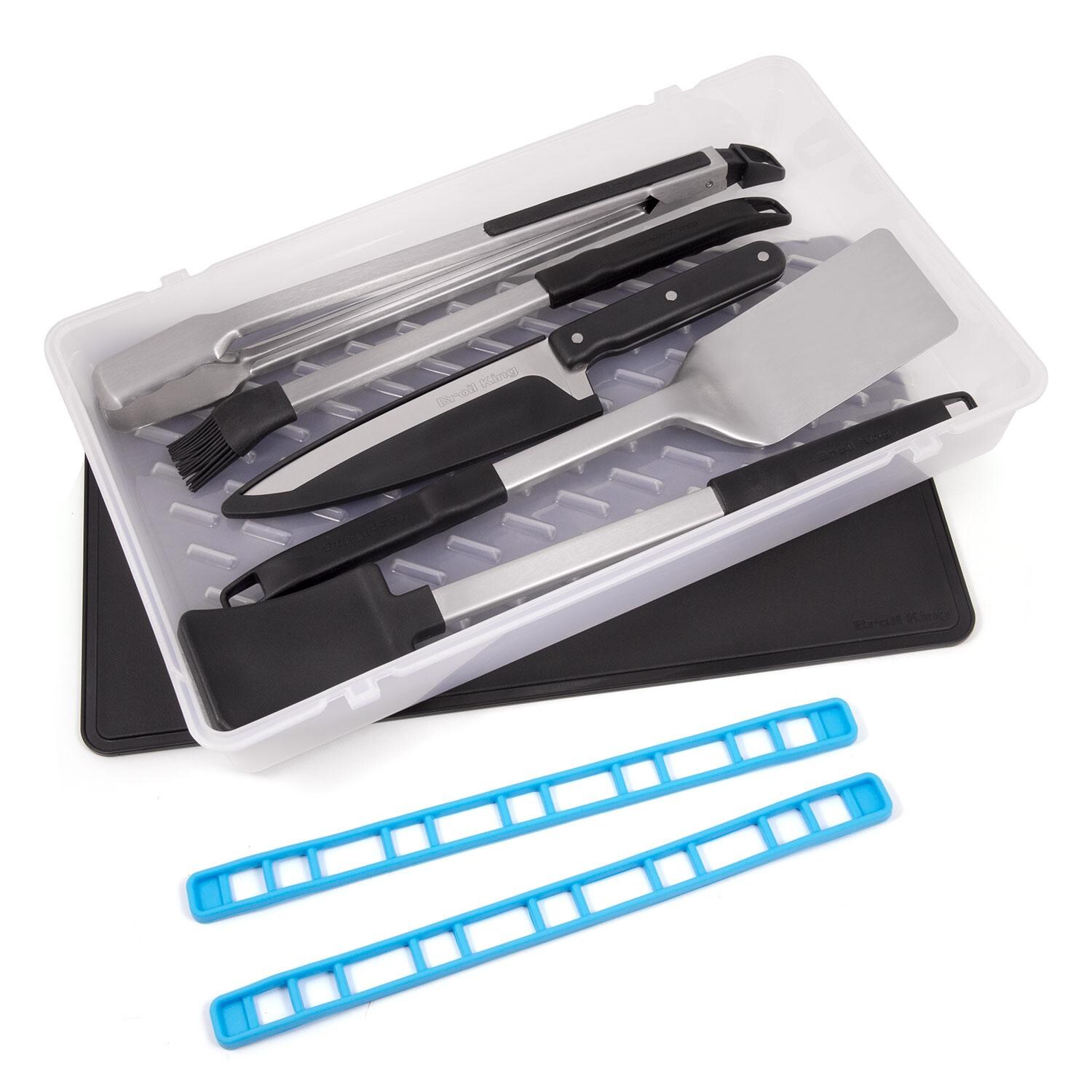 Broil King 64001 Porta-Chef Series Tool Set - Accessories Included - White Background thumbnail