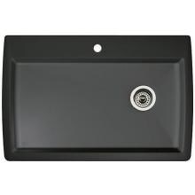 Blanco Diamond Super 32 X 22 Silgranit II Single Bowl Dual Mount Sink - Anthracite - 440194 image
