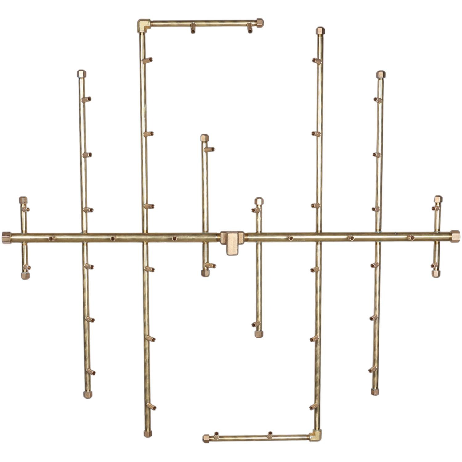 Warming Trends 38 X 35 CROSSFIRE Brass Natural Gas/Propane Burner