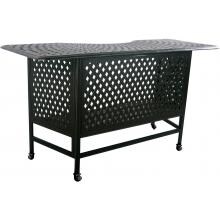 Darlee Series 60 Cast Aluminum Patio Party Bar - Mocha image