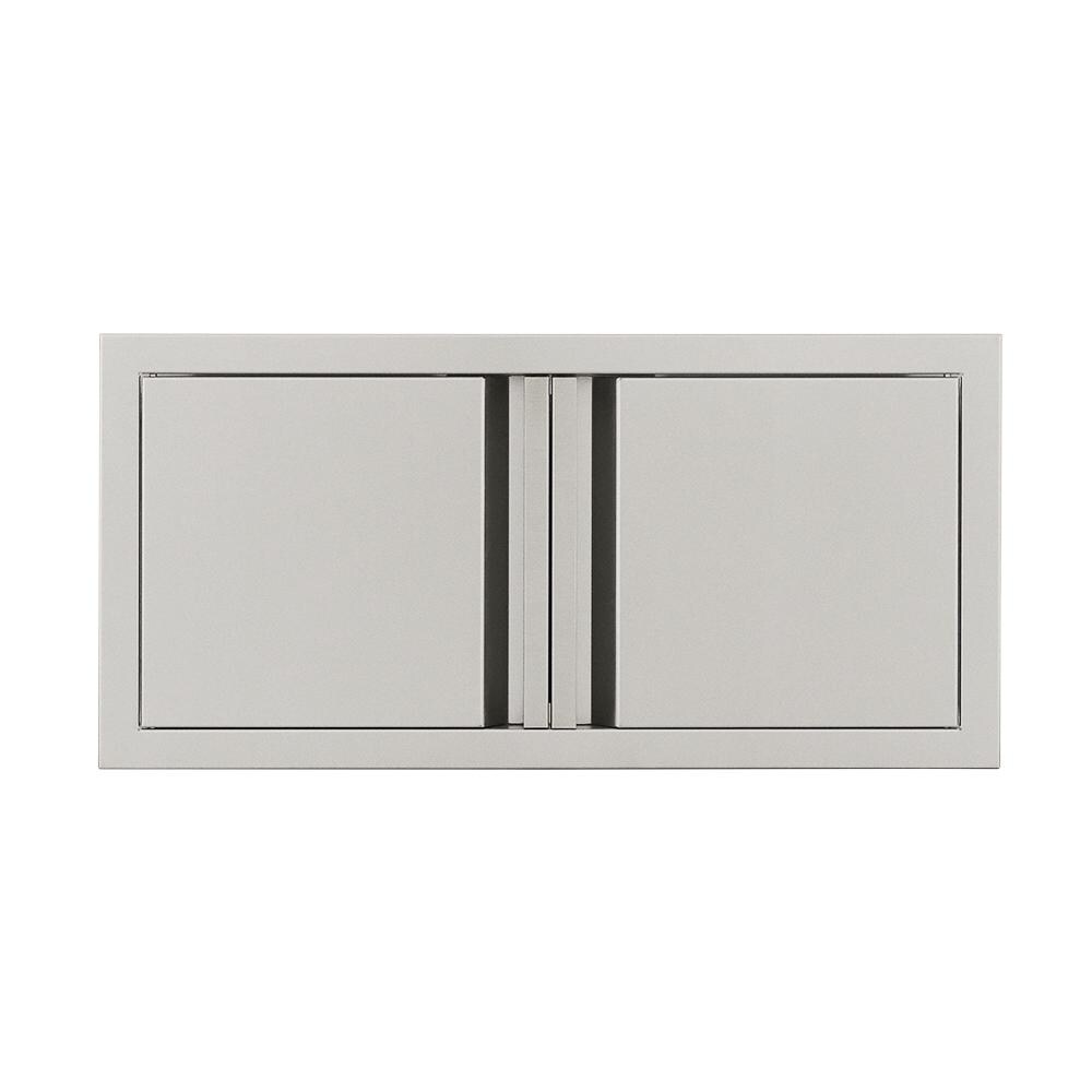 RCS VDD3SC Valiant 33 Inch Low Profile Soft Close Double Doors - White Background thumbnail