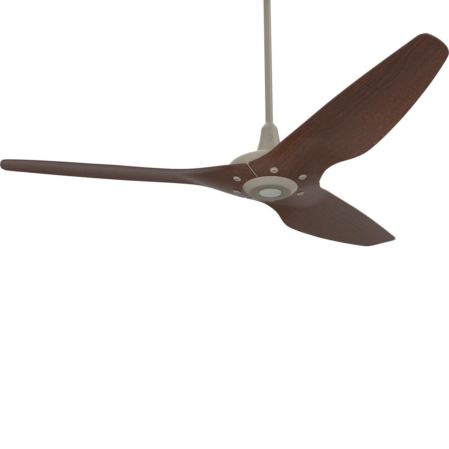 Big Ass Fans 60-Inch Haiku Ceiling Fan Universal Mount W/32-Inch Downrod in Satin Nickel/Cocoa - MK-HK4-052506A470F654G10I32