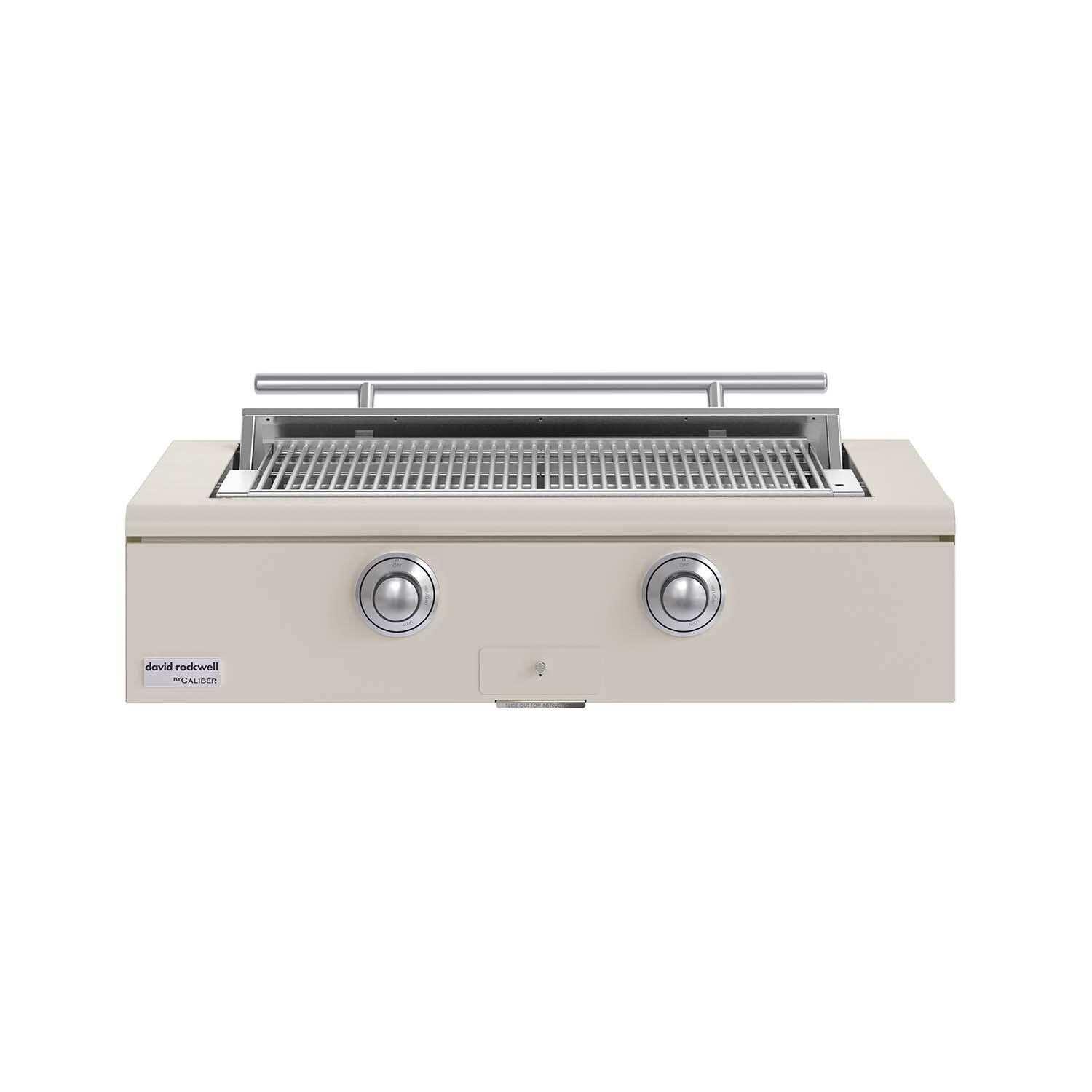 Caliber CRG-42BN00-A-050-H04 42-in Natural Gas Built-In Rockwell Grill - Antique White w/ Stainless Steel Hardware - thumbnail