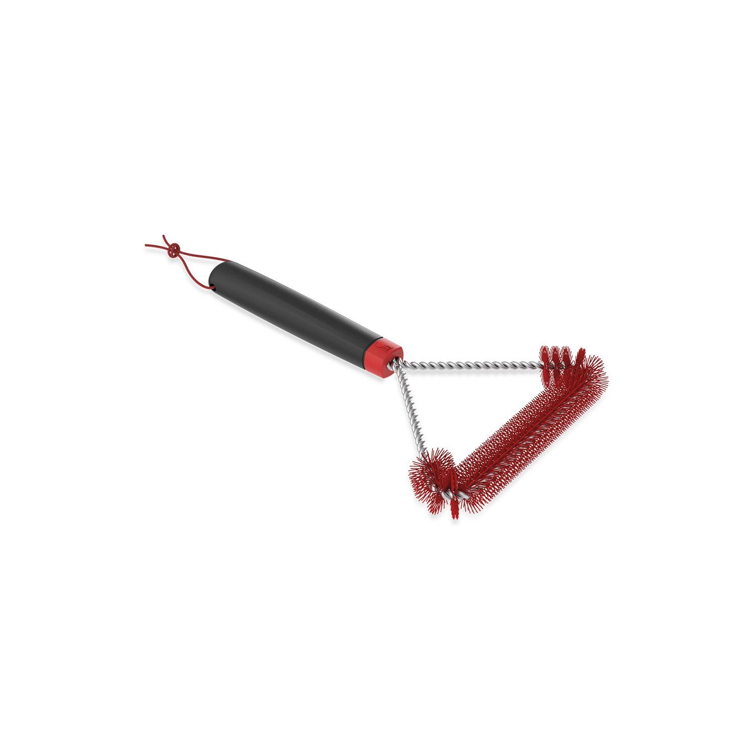 Weber 3400713 12-in Cold Clean Grill Brush - Angled - White Background thumbnail