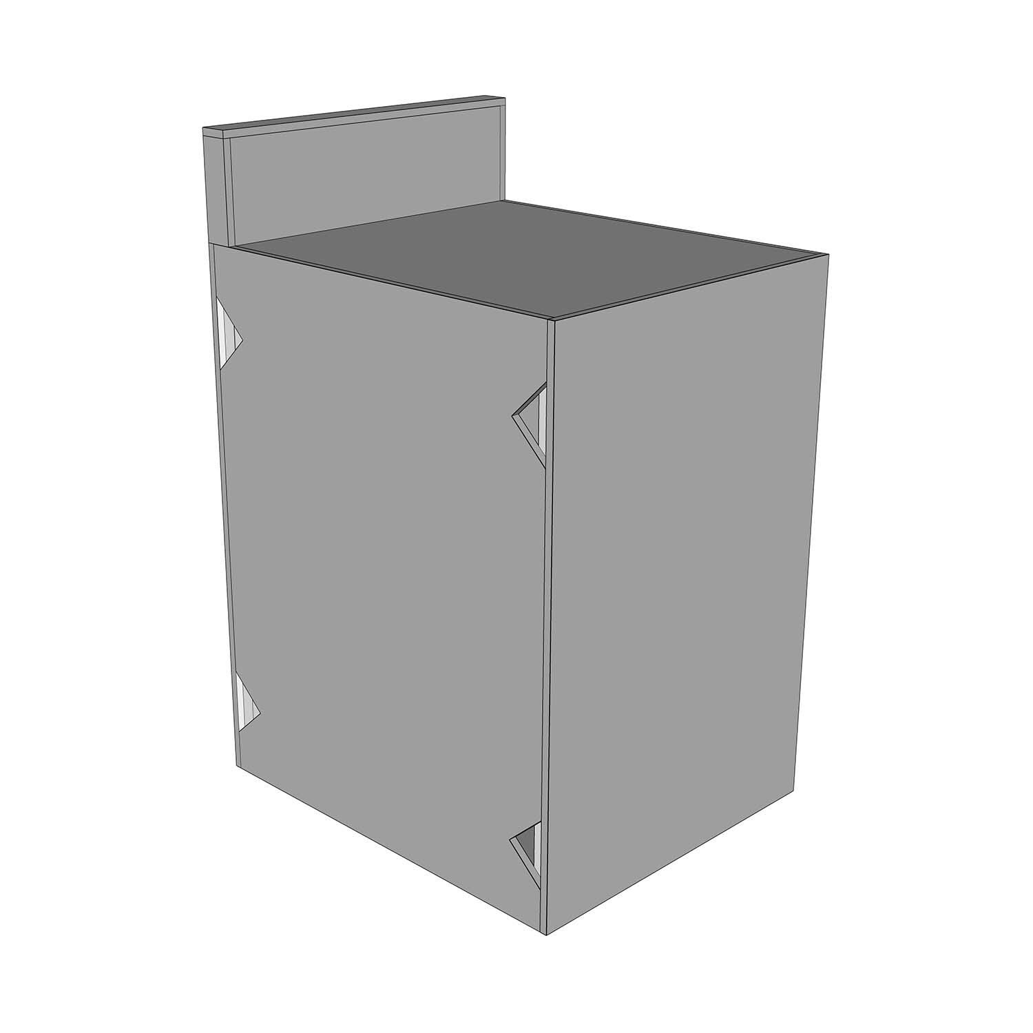 Universal 24-Inch Ready To Finish BBQ Island Appliance And Storage Cabinet W/Backsplash thumbnail