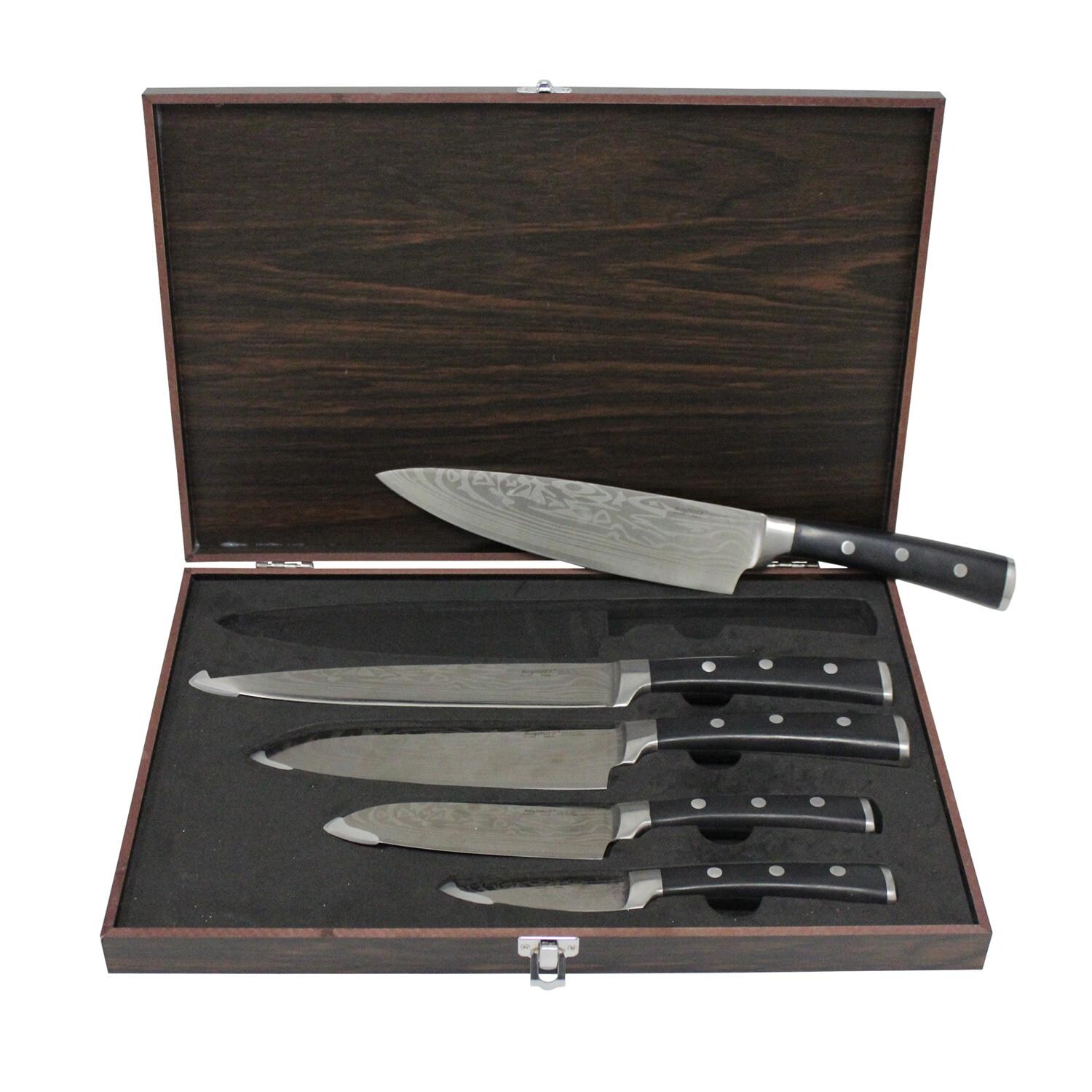 BergHOFF 2212093 Antigua 5-Piece Cutlery Set W/ Case - Knives In Case thumbnail