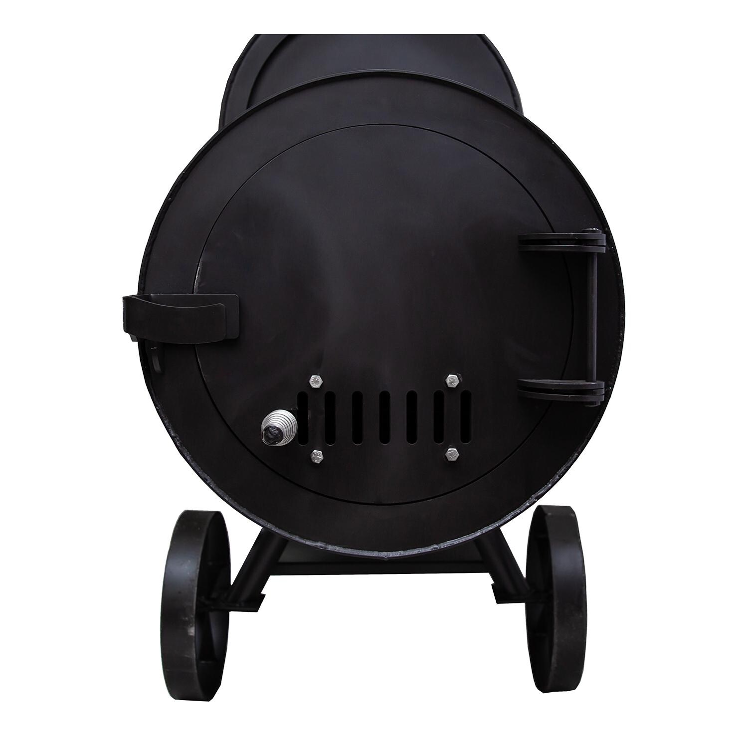 Old Country BBQ Pits G2-HD Gen 2 Smoker - Offset Smoker Front View - Detail