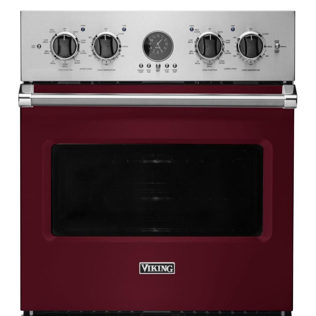 Viking Professional 5 Series Premiere 27-Inch Convection Electric Double Oven - Top Oven and Controls thumbnail