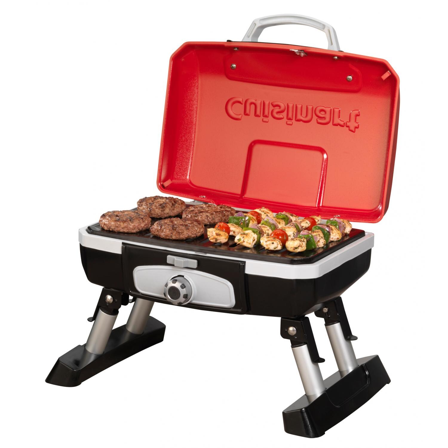 Cuisinart Petit Gourmet Tabletop Gas Grill - Open thumbnail