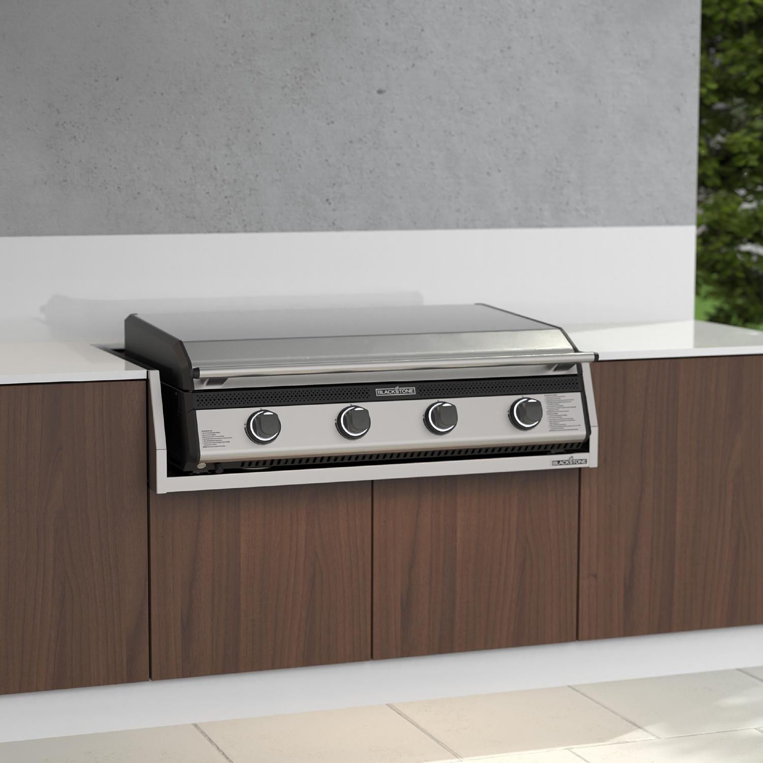 Blackstone 6303 36 Inch Built-In Natural Gas Griddle W/ Hood & Insulated Jacket - Lifestyle thumbnail