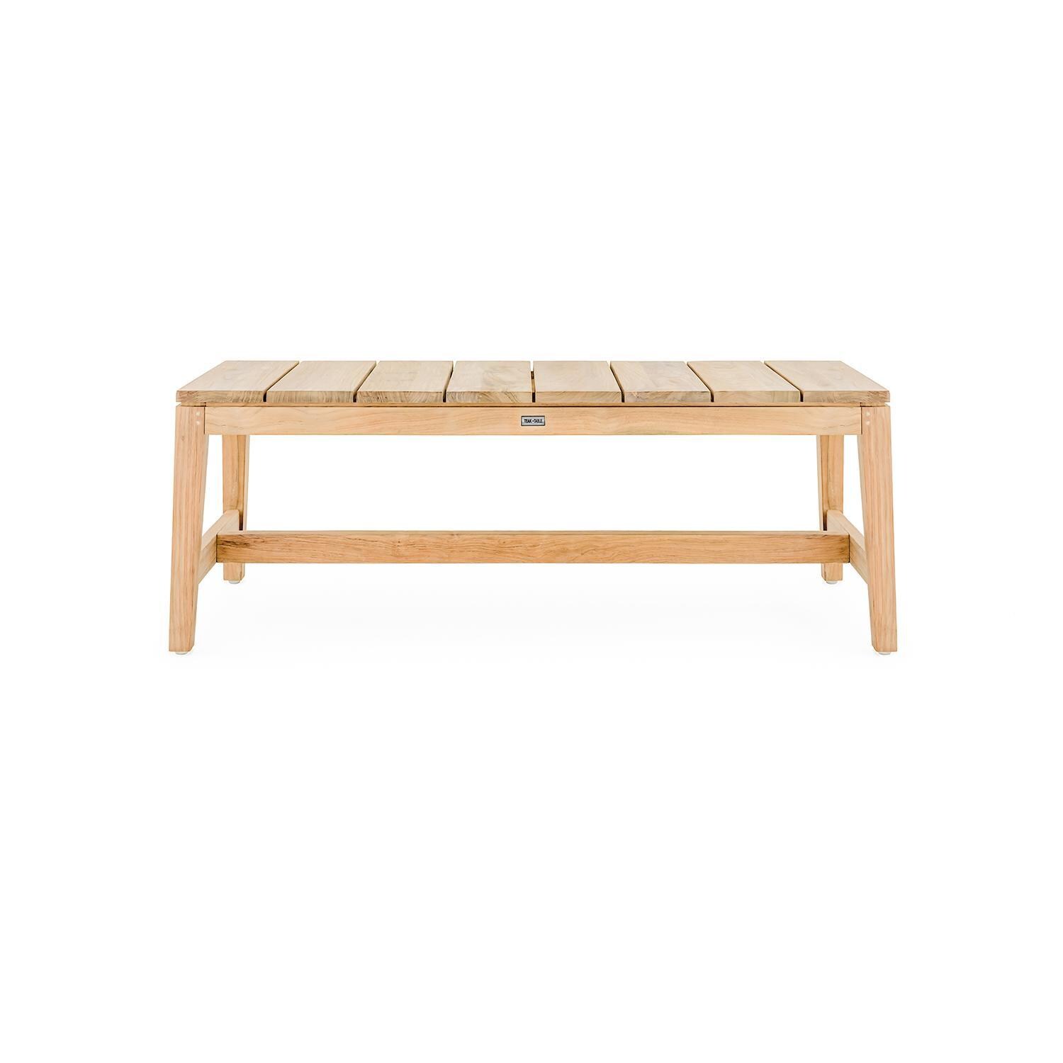 Capri 4-Foot Backless Bench By Teak + Table