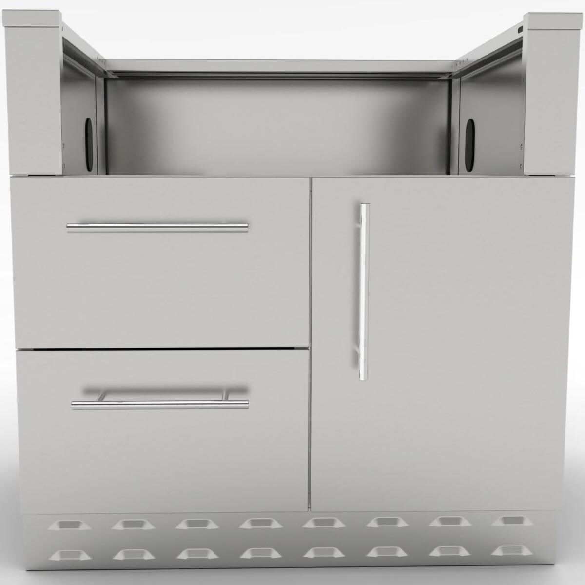 Sunstone 34-in Outdoor Kitchen Gas Grill Cabinet - SAC34GLPCD