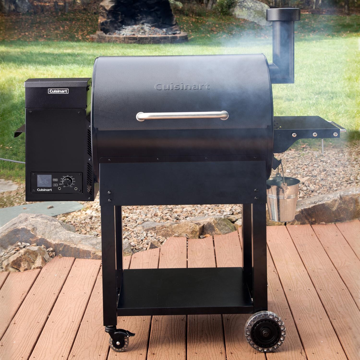 Cuisinart CPG-700 52-Inch Deluxe Wood Pellet Grill & Smoker - Outdoors thumbnail