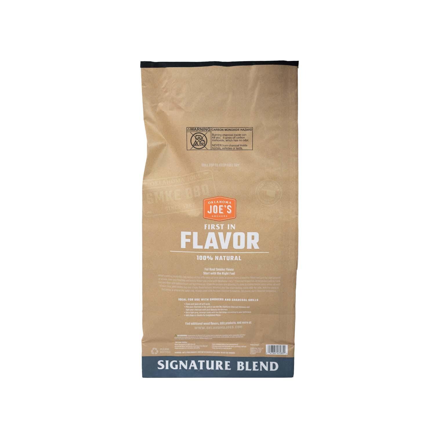 Oklahoma Joe's Charcoal Briquette - 16 lb - Back View - White Background thumbnail