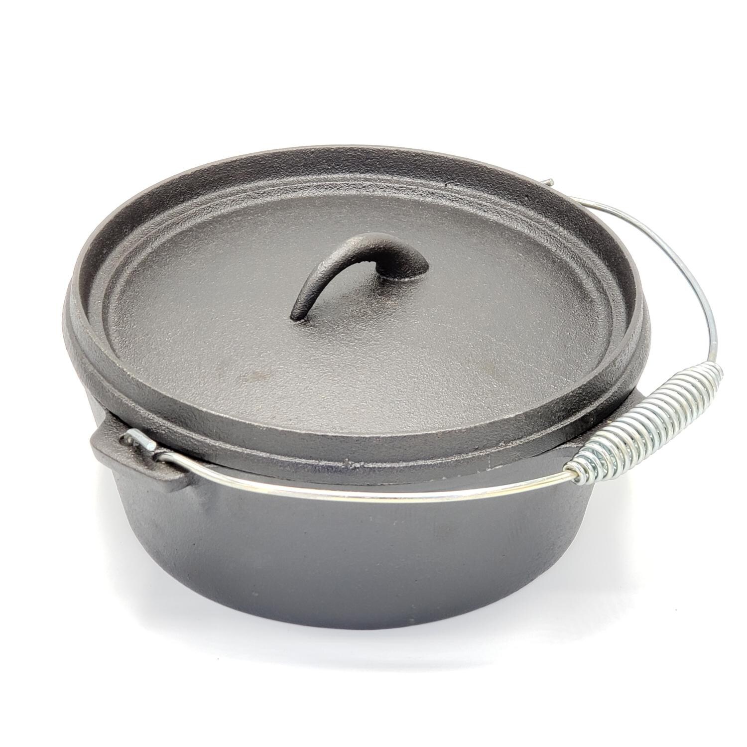 BBQ Dragon 4-Quart Heavy Duty Cast Iron Dutch Oven - BBQD200