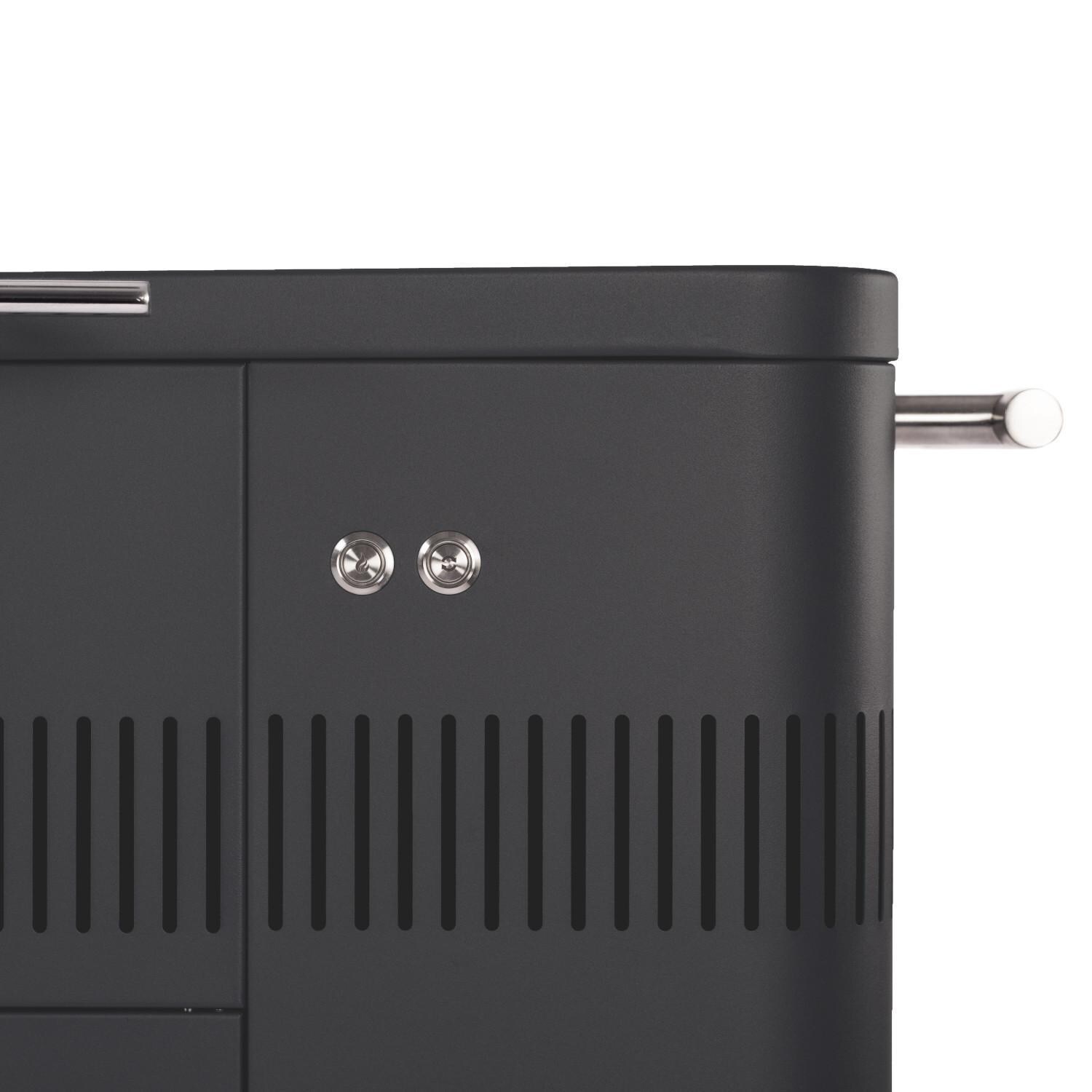 Everdure HBCE2BBUS Heston Blumenthal HUB I 54-Inch Charcoal Grill - Control Close-Up thumbnail