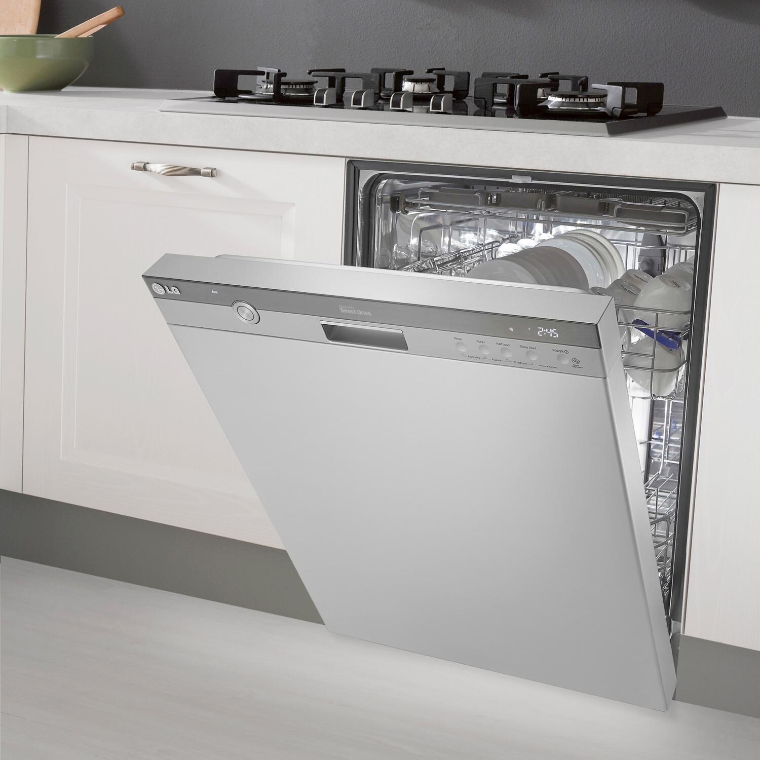 LG LDS5774ST 44Decibel SemiIntegrated DishWasher Stainless Steel