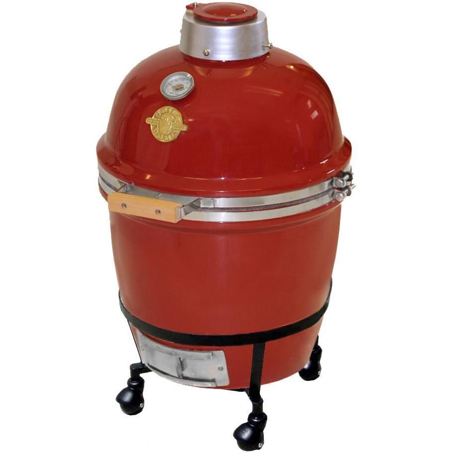 Grill Dome Infinity Series Small Kamado Grill On Dome Mobile - Red thumbnail